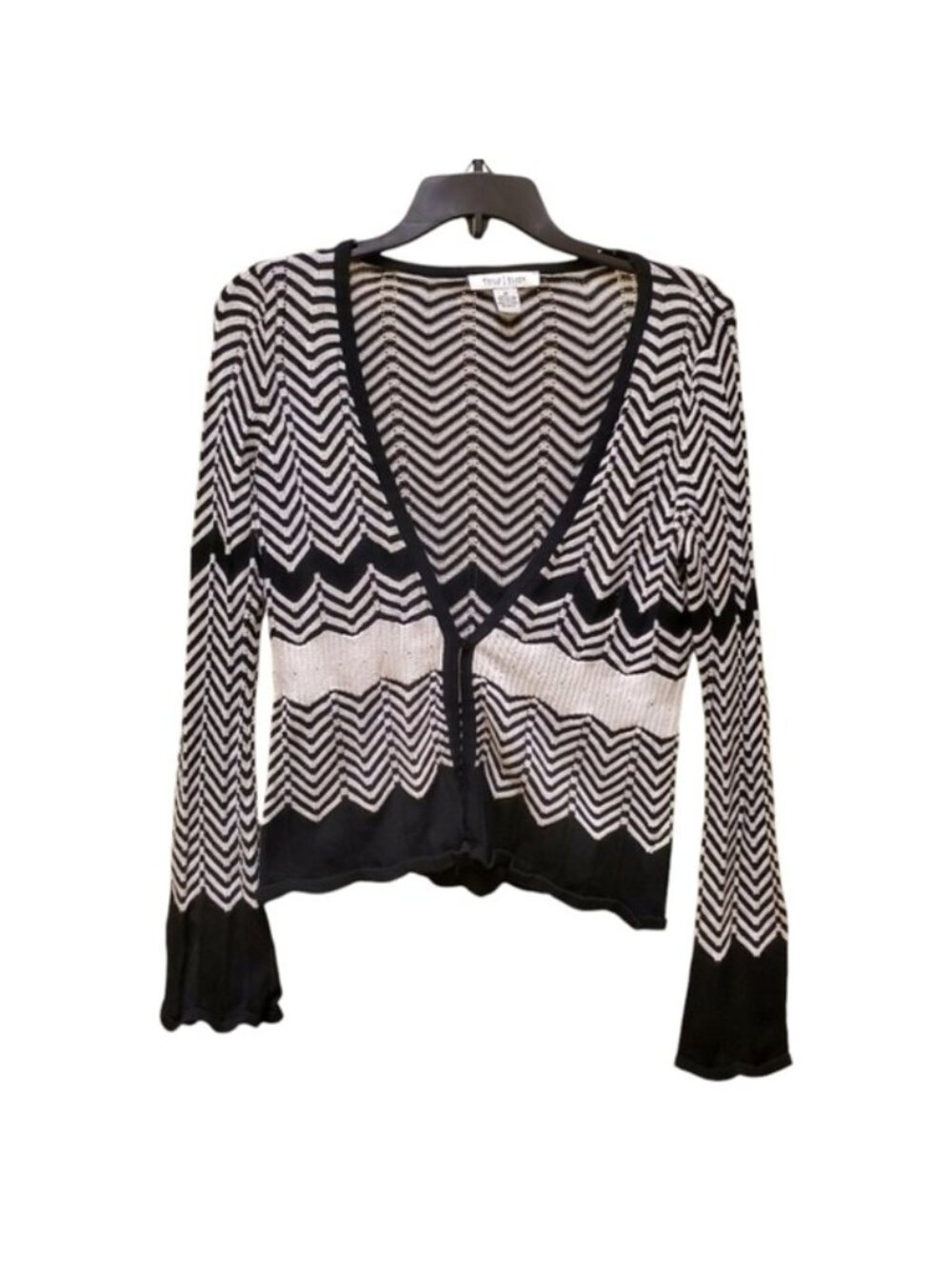 White House Black Market Cardigan Eyelet Y2K